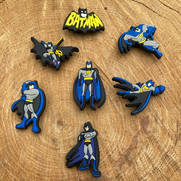 Batman set of Jibbitz for crocs - Picture 2 of 6